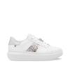 Rieker Laced Platform May Trainer - White Silver